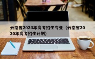 云南省2024年高考招生专业（云南省2020年高考招生计划）