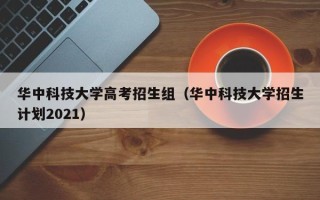 华中科技大学高考招生组（华中科技大学招生计划2021）