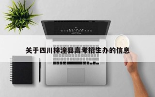 关于四川梓潼县高考招生办的信息